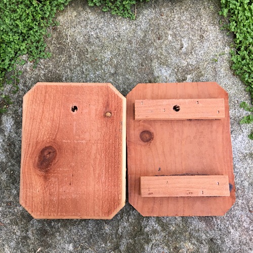 Redwood 7 1/2" X 9 1/2" mounting board small